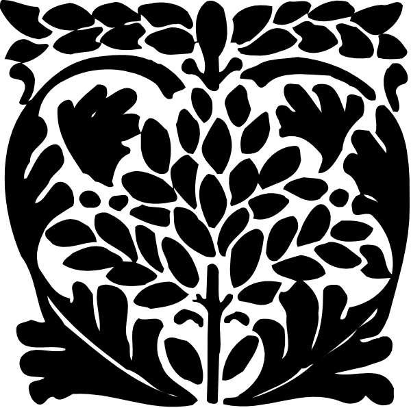 The image shows a black silhouette of an object that resembles a person's head with eyes closed against a dark background.
