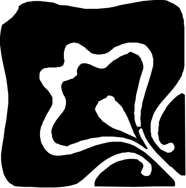 The black silhouette of a person standing against an even darker background with no other discernible features to identify them as male or female.