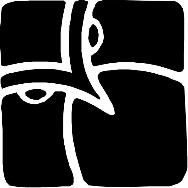 The black background of a computer screen with no visible content on it.