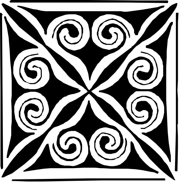 The image shows a black background with two white lines intersecting at an angle near each other on top of it.