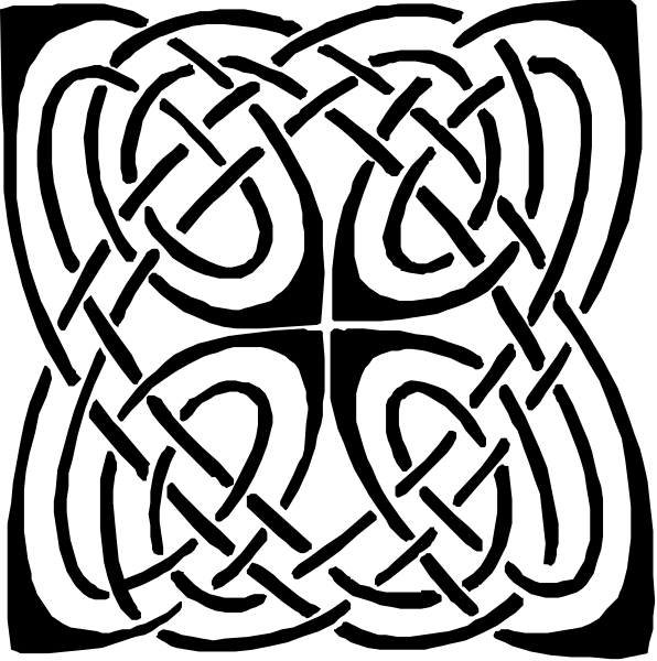 The image shows a black background with two white rectangles of different sizes placed side by side on top of each other at an angle to create a sense of depth in space.
