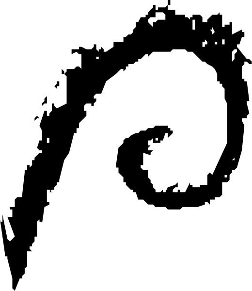 The image shows a black square with white dots on it against a gray background.