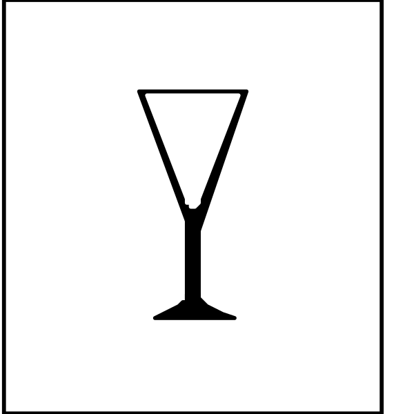 The image shows a simple black and white illustration of an icon with three elements: 1) A wine glass on top left corner; 2) An upside-down martini olive in center right, which is typically used to garnish cocktails like Martinis or Manhattans; 3) The word "Martinis" written below the illustration. This icon likely represents a Martini drink with an olice as its garnishment. It's commonly associated with martinis and other similar drinks in bars, restaurants, menus, etc., to indicate
