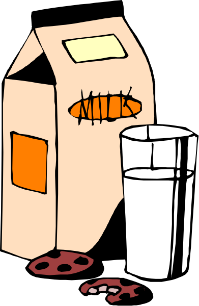 The cartoon shows a cardboard box with an opening on top next to two trash cans; there is no text in this image.
