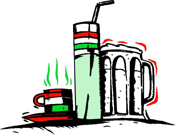 The image shows a black and white illustration of two beer mugs with flames coming out from them on top of what appears to be an oven door in front of which there is a brick wall background.
