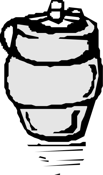 The black and white image shows a cartoon of an ice cream cone with two scoops on top against a gray background.