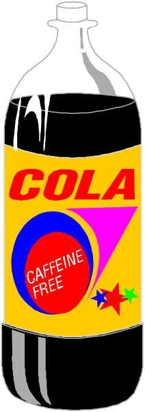 The image shows a bottle of Coca Cola with its label partially visible against a white background.