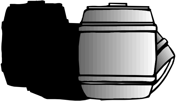 The image shows a coffee cup with steam rising from it on top of what appears to be an oven door handle.