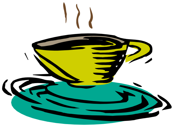 The image shows a cartoon of an overflowing cup with coffee spilling out onto water below it, suggesting that there is too much liquid in the mug for its capacity to hold.