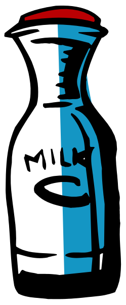 The image shows a blue fire hydrant with red lettering on it against a black background.