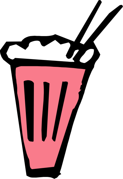 The image shows a simple black and white illustration of an ice cream cone with two scoops on top against a dark background.