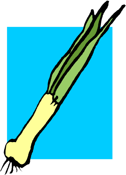 The image shows a cartoon of an ear of corn with green leaves on top against a blue background inside what appears to be a square frame within another larger rectangle that has white borders around it.