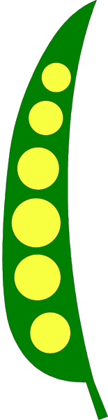 The image shows a green pepper with yellow circles on it against a gray background.