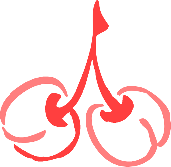 The image shows a red logo with three stylized arrows forming an abstract design that resembles a flower-like shape against a black background.