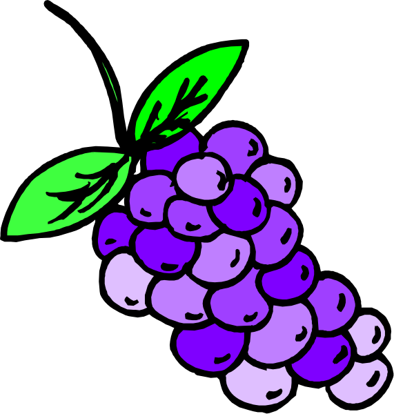 The image shows a bunch of grapes with leaves attached to them on top left corner against black background.
