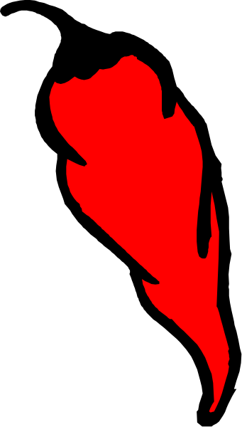 The image shows a red silhouette of an animal on top of what appears to be black fabric with white stripes in the background.