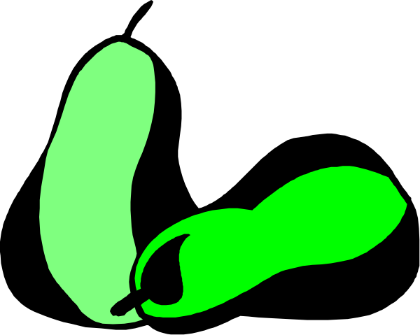 The image shows a green banana with two black dots on it against a dark background.