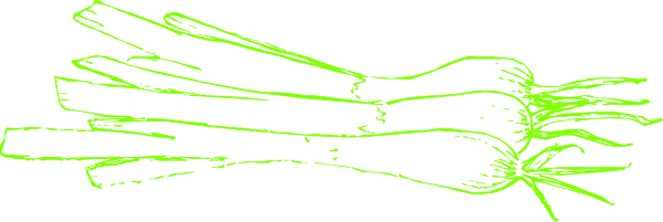 The image shows a green neon sign with abstract shapes that resemble an animal's silhouette against a dark background.