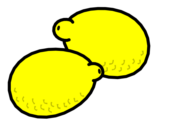 The image shows two bananas with faces drawn on them sitting next to each other against a black background.
