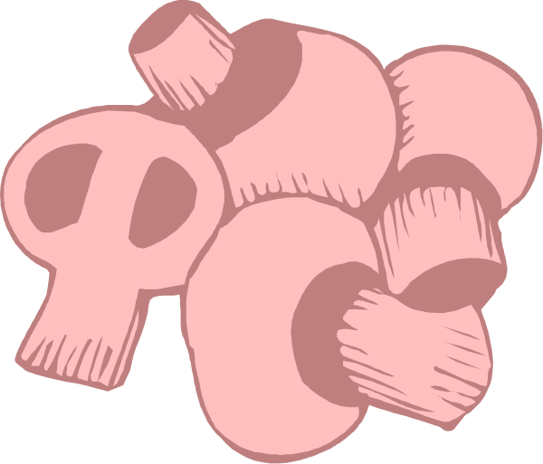 The image shows a pink heart with various shapes of lips drawn around it.