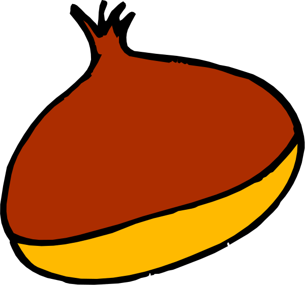 The image shows a red pepper with two halves of an orange cut out to resemble eyes on either side.