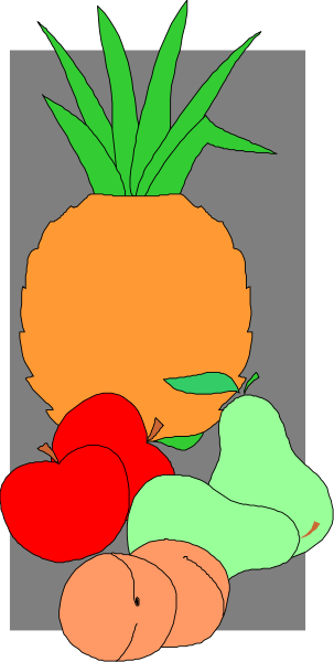 The image shows a cartoon of carrots with faces on them sitting next to each other against a gray background; there is no text present in this clip-art illustration.