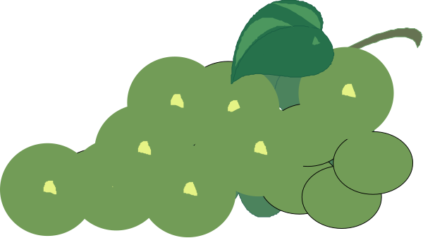 The image shows a green blob with yellow dots on it against a black background.