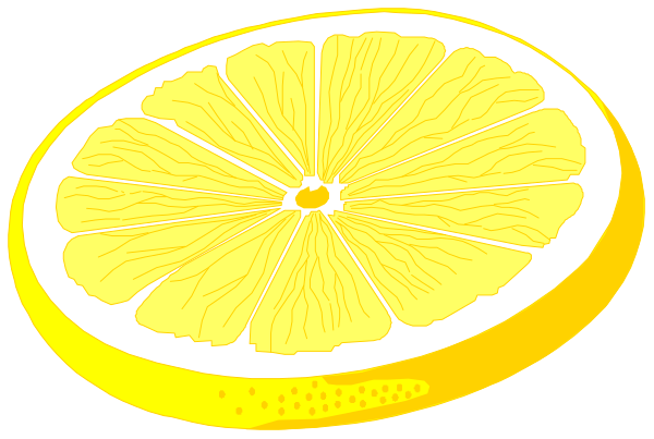 The image shows two slices of lemon with seeds on a white background.