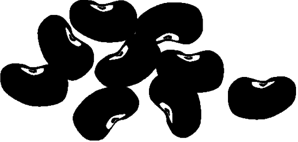 The image shows a black silhouette of birds flying against an indistinct background with no other discernible details visible in this small clip-art format.