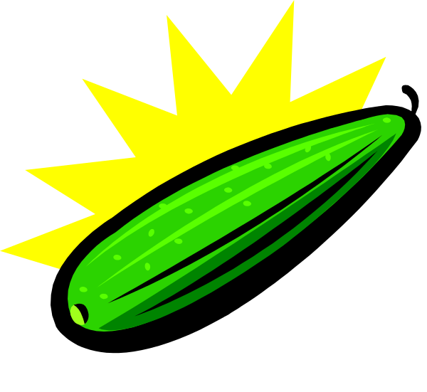 The image shows a cartoon of an ear of corn with sun rays behind it on top left corner against black background.