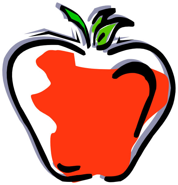 The first frame shows a red apple with green leaves on top of it; the second frame is similar to the first but has been altered by adding black lines that create an abstract design around the edges of both frames, giving them a more complex and intricate appearance while still maintaining their original shape as apples.