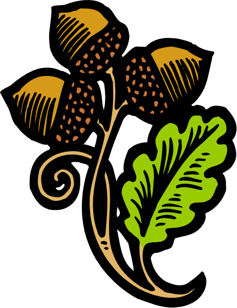The image shows a stylized illustration of an open book with pages that appear to be blank white space on either side; there is no visible text within this clip-art piece.