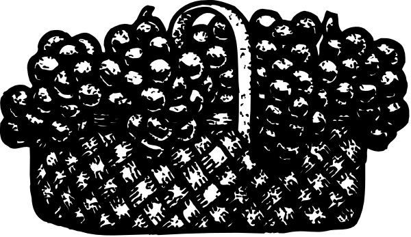 The black and white photo shows a collection of spheres with various patterns on them arranged to resemble an abstract sculpture against a dark background.
