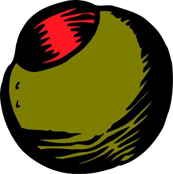 The image shows a stylized illustration of an egg with red highlights on its surface, resembling a cartoonish representation rather than realistic depiction.