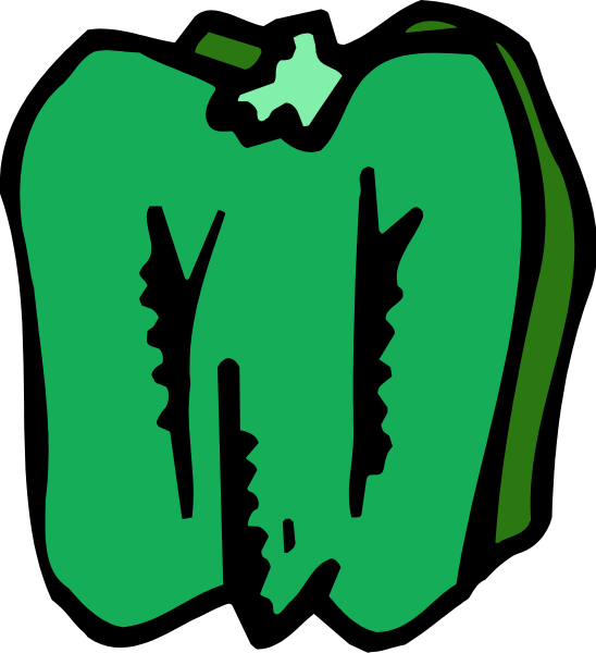 The image shows a green jacket with two pockets on it hanging against a white background.