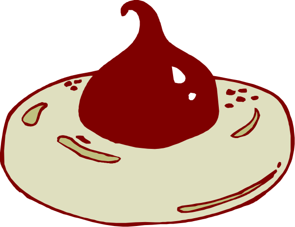 The image shows two pancakes with syrup on top placed next to each other against a white background.