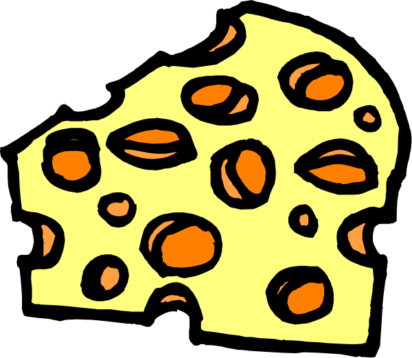 The image shows a slice of pizza with pepperoni toppings on it against an orange background.