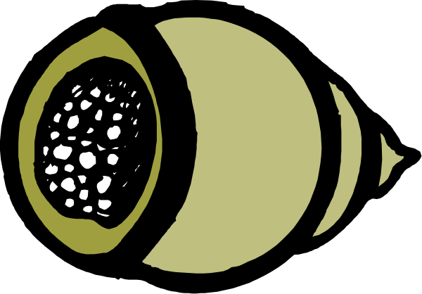 The image shows a black silhouette of an ear with sound waves emanating from it against a white background.