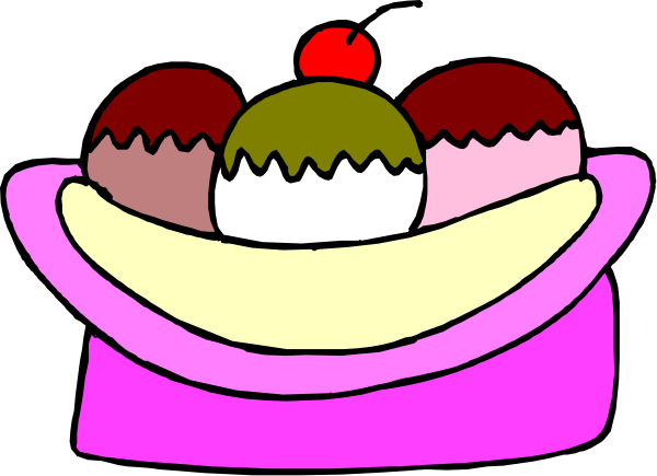 The image shows a cartoon of three cakes with different toppings placed on top of each other inside what appears to be an oven door frame.