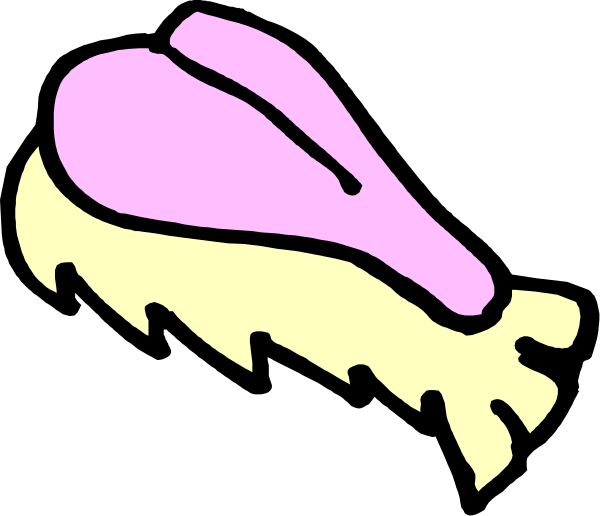 The image shows a cartoon of an open book with pages that resemble food items such as pizza slices on top page and what appears to be meatballs in sauce below it.