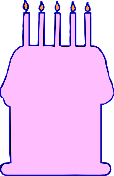 The image shows a pink candle with nine wicks on top of it against a black background.