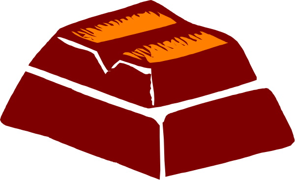 The image shows a red block with two smaller blocks on top of it next to an orange flame icon.