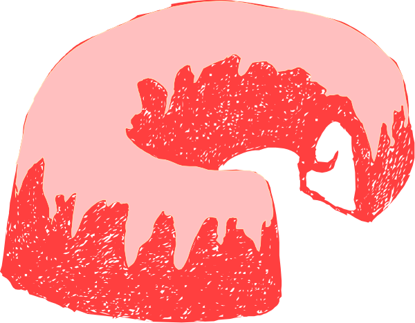 The image shows a cartoon of two ice cream cones with faces on them sitting next to each other against a black background.