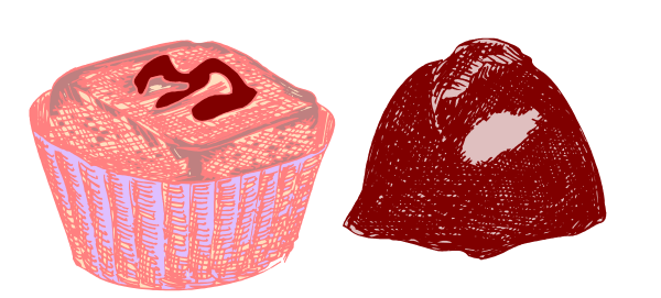The image shows two pieces of meat: a steak on top left corner with red sauce drizzled over it; an uncooked piece of beef in bottom right corner without any visible seasoning or topping, both set against white background.