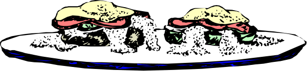 The image shows a row of three hamburgers on buns with lettuce toppings against an indistinct background that appears dark blue at one end and blackish grey elsewhere.