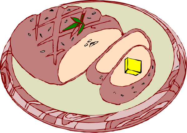 The image shows a plate of food with meat on it next to another dish that appears to be sushi rolls containing fish roe.
