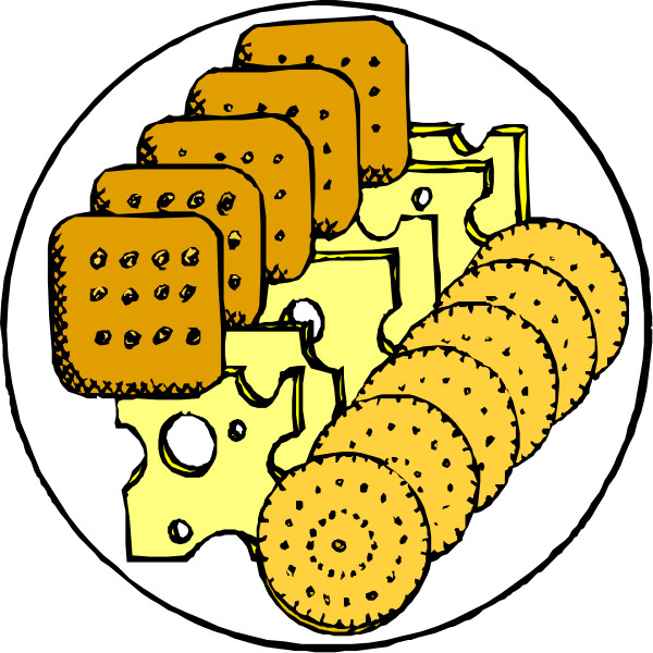 The image shows a collection of cheese slices on top of crackers with various shapes like stars and circles around them against a black background in one half, while the other side displays an assortment of pizza toppings including pepperoni pieces overlaid images of pizzas.