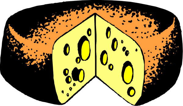 The image shows a cartoon of an ice cream cone with two scoops on top against a black background; it is stylized in white lines without any color information provided.