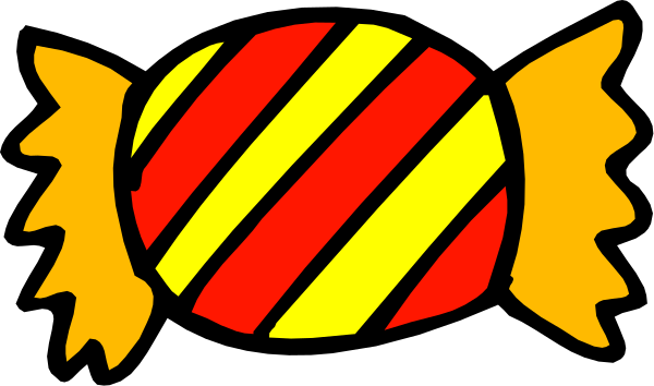 The image shows a candy bar with an orange wrapper featuring red stripes on it, placed next to what appears to be a chocolate chip cookie in front of a black background.