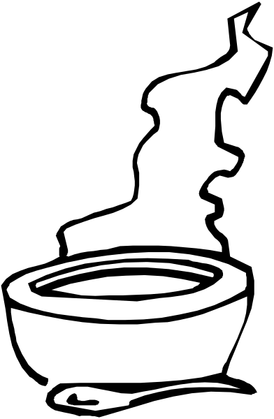 The black and white silhouette of a person sitting on top of an object that resembles a globe with rings around it.